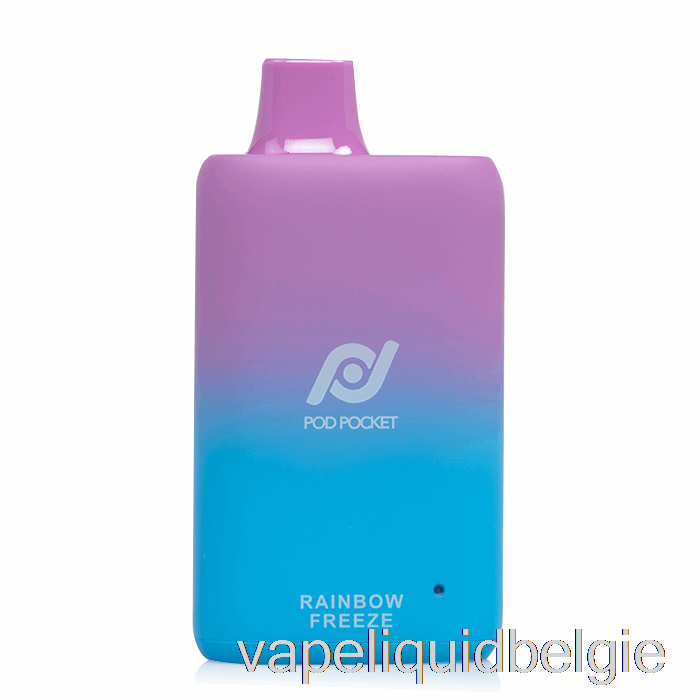 Vape Smaken Pod Pocket 7500 0% Nul Nicotine Wegwerp Regenboogbevriezing